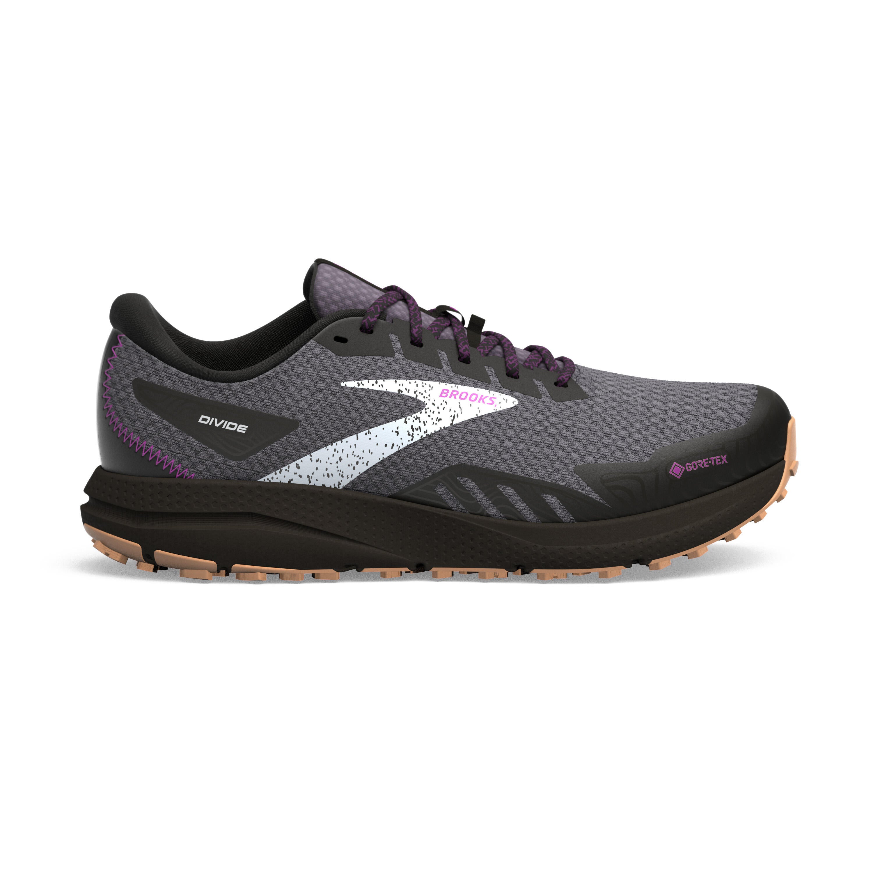 Trailrunningschuhe - 073-Black/Blackened Pearl/Purp - Grau