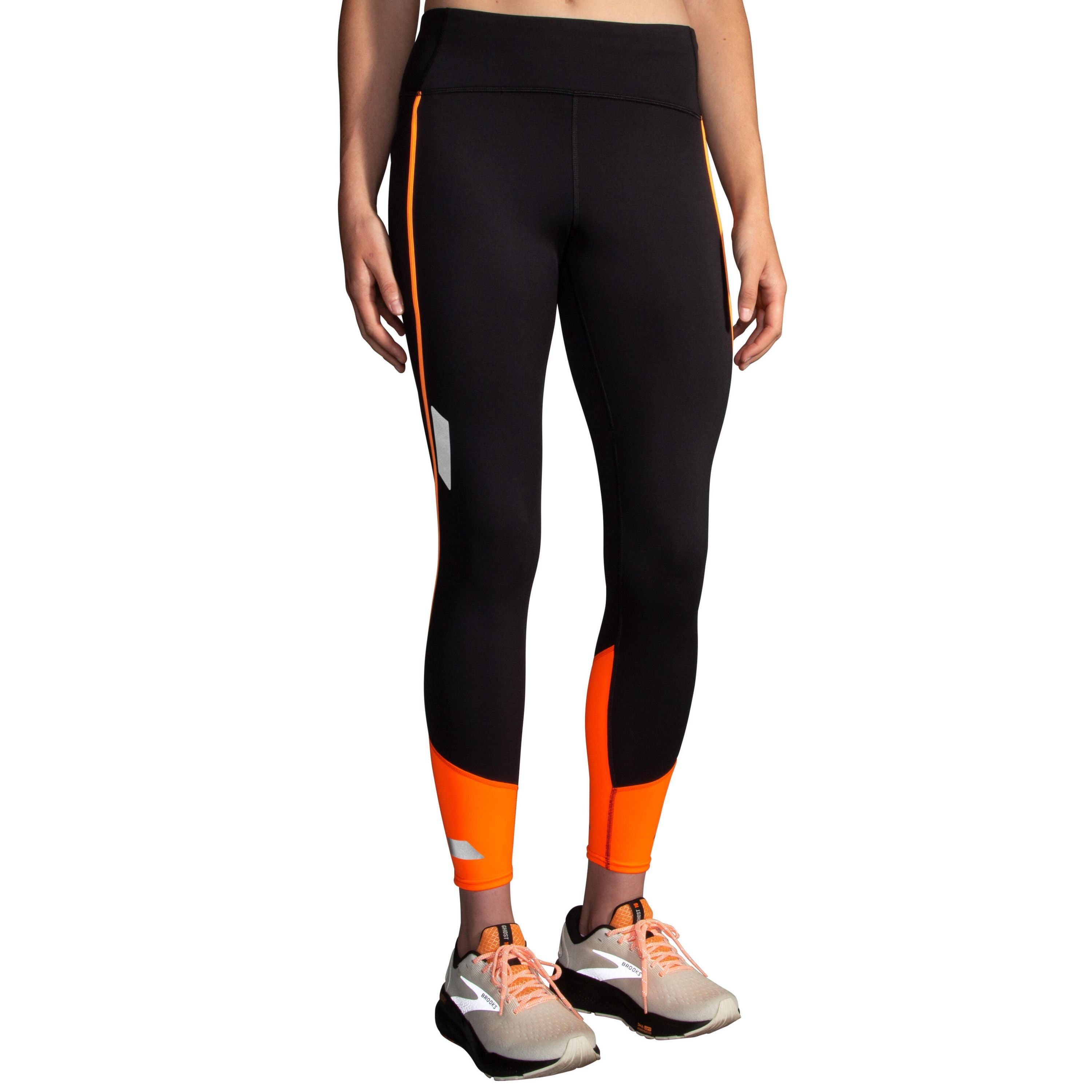 Trainingstights Run Visible 2.0 - 068-068 Black/Fluoro Flash - Schwarz