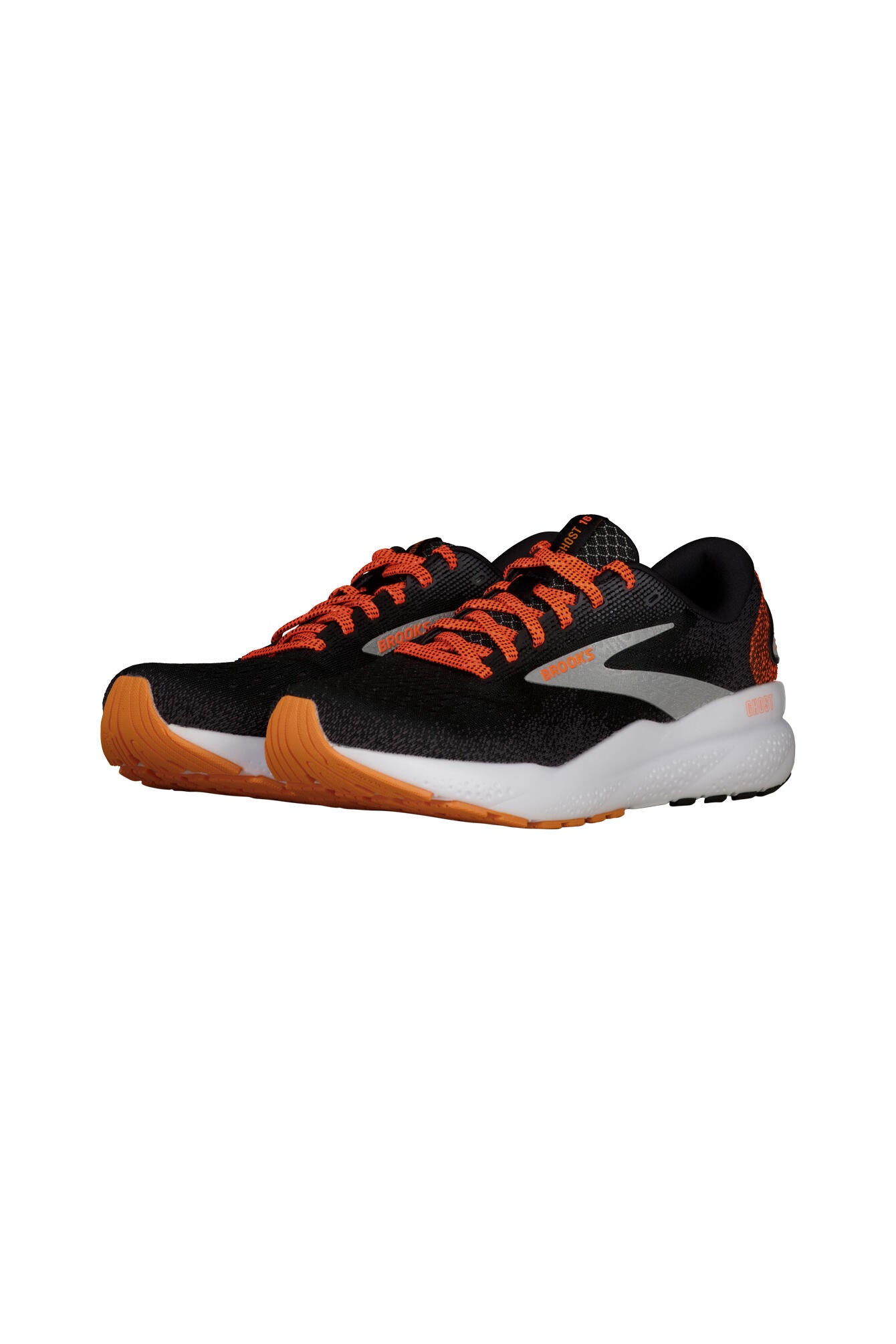 Laufschuhe Ghost 16 - 060-Black/Orange/White - Schwarz