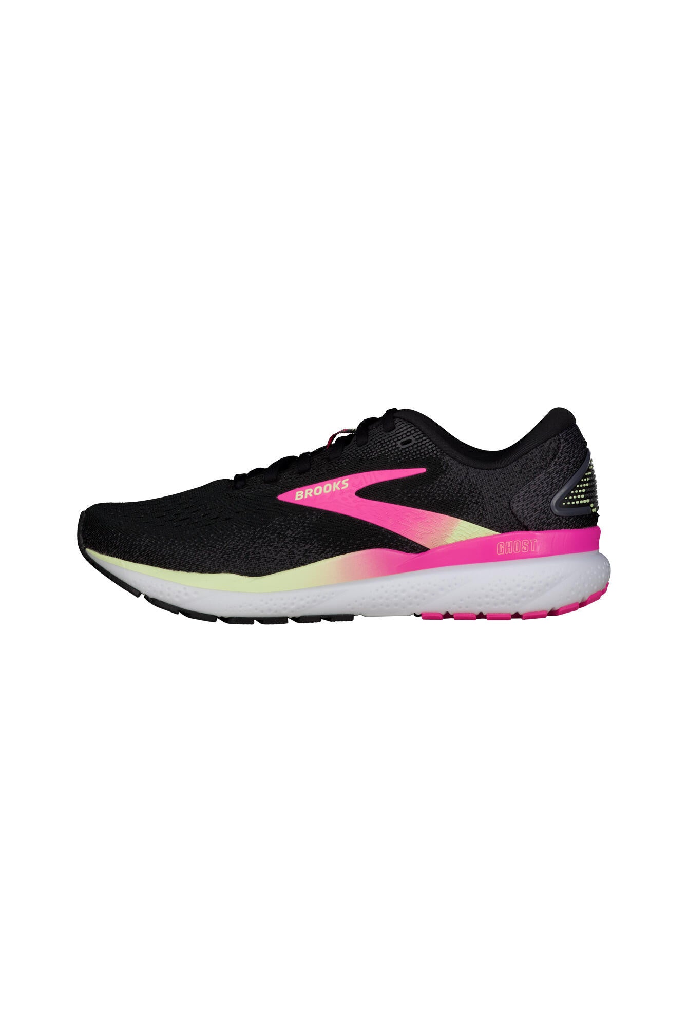 Laufschuhe Ghost 16 - 074-Black/Pink/Yellow - Schwarz