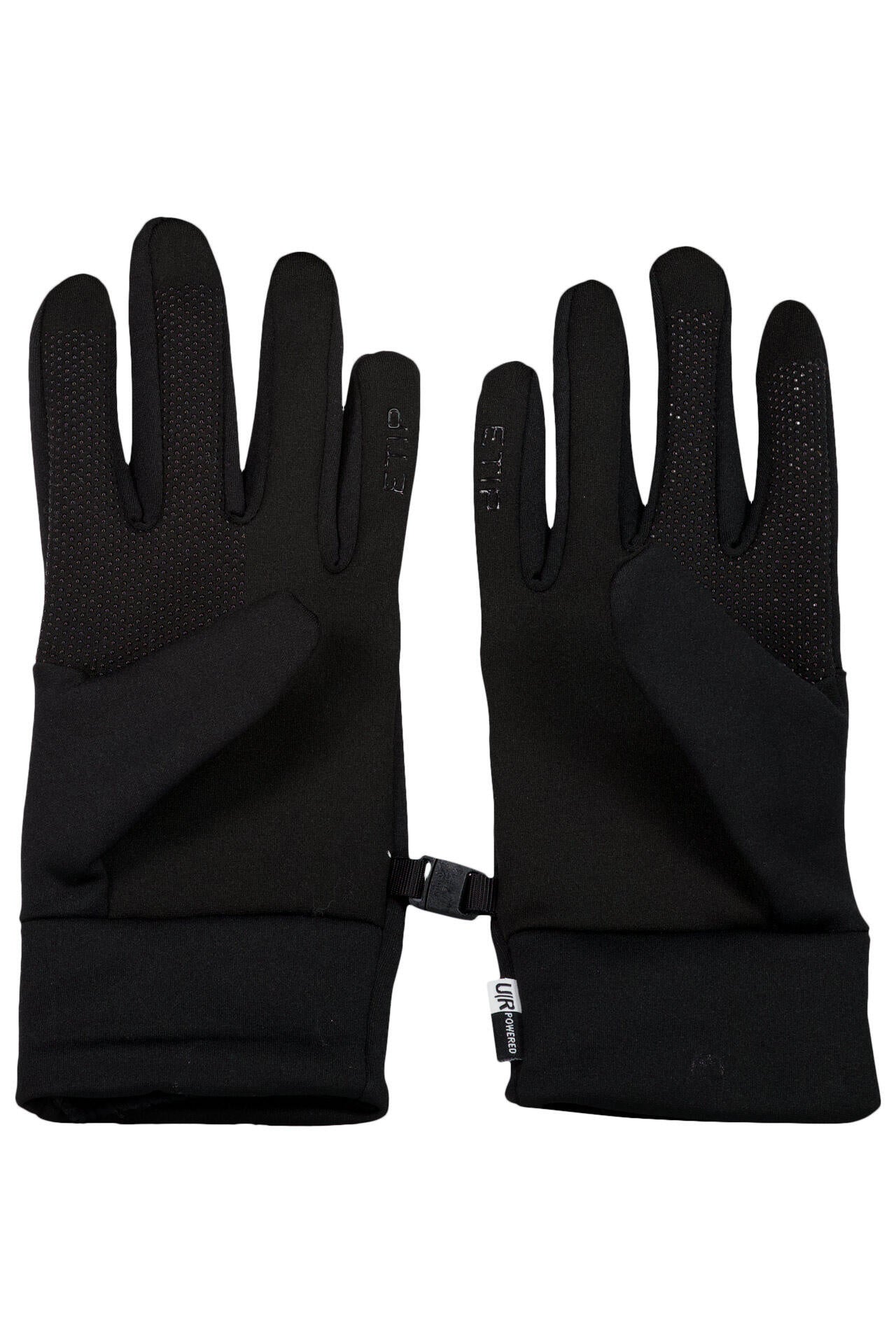 Fingerhandschuhe Etip - HV2-TNF Black-TNF White Logo - Schwarz