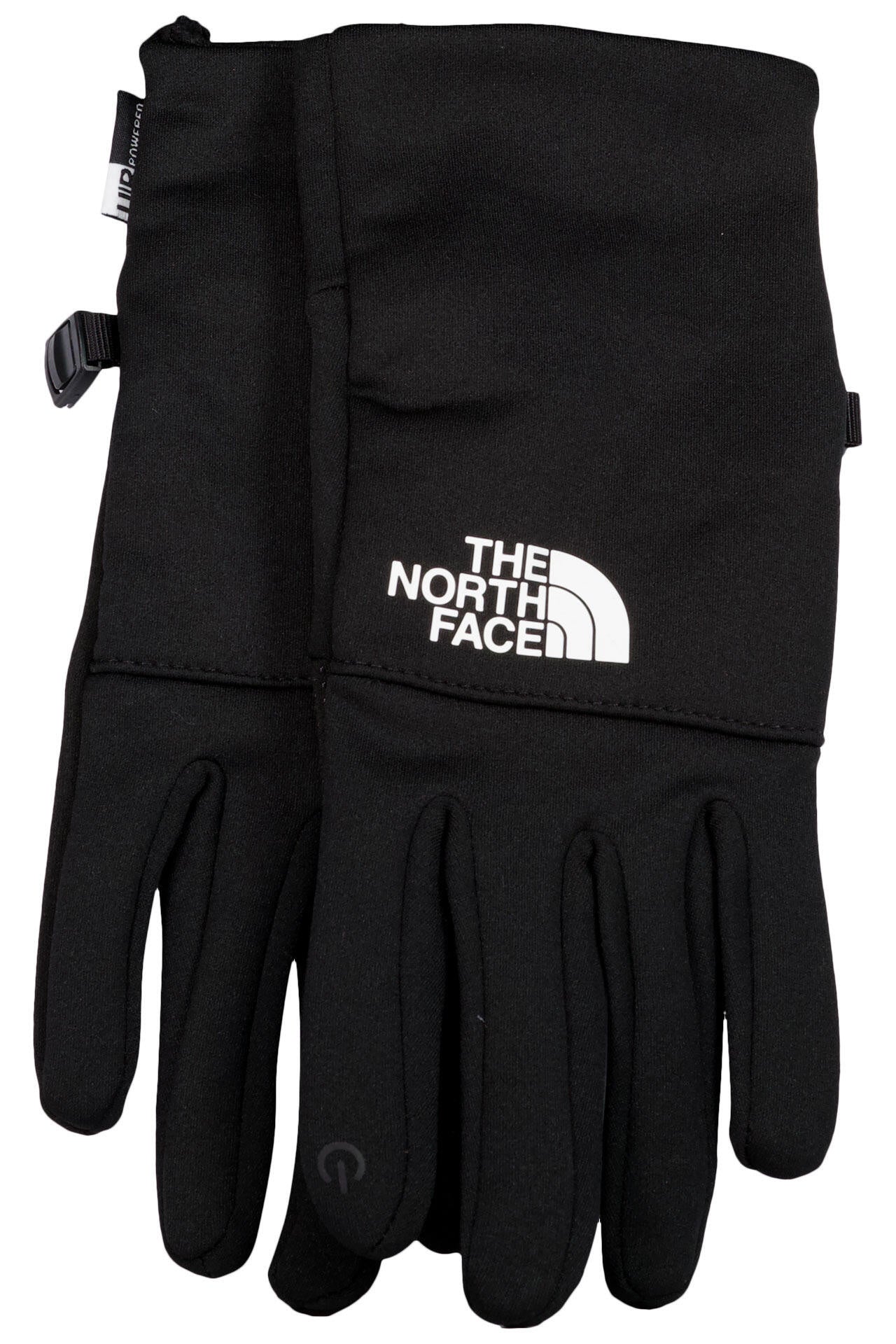 Fingerhandschuhe Etip - HV2-TNF Black-TNF White Logo - Schwarz