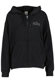 Sweatjacke - 010-BLACK/WHITE - Schwarz