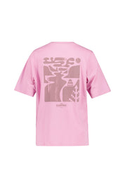 T-Shirt mit Rückenprint - 561-Cosmos, Simple Gorge - Pink