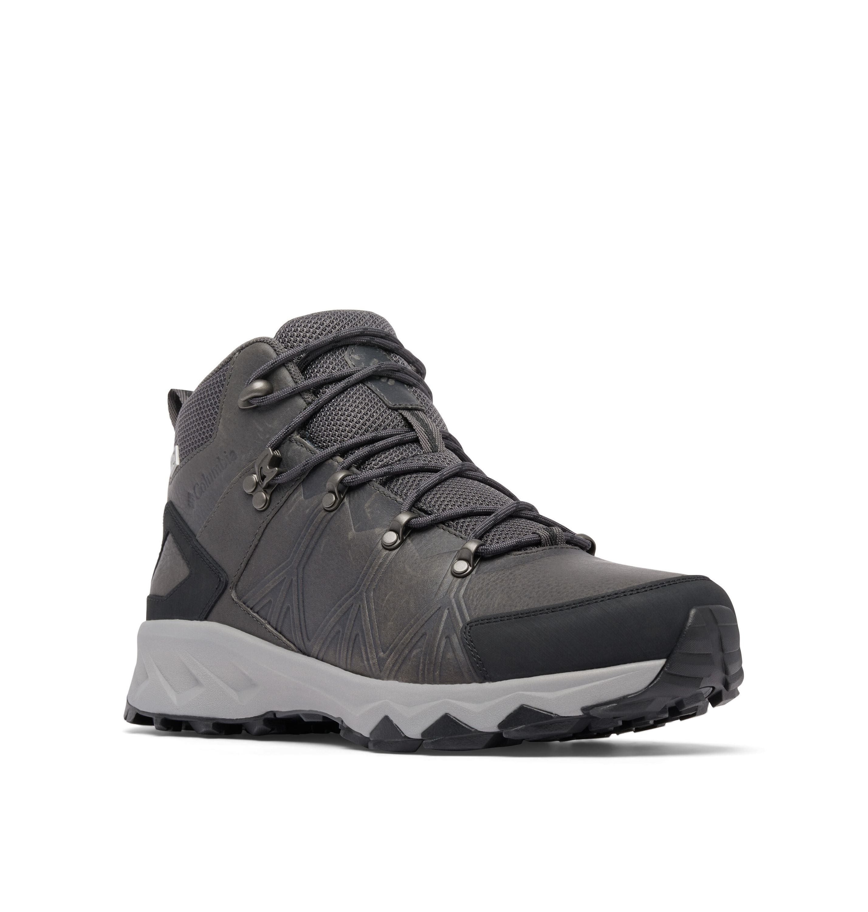 Wanderschuhe Peakfreak II Mid Outdry Leather - 033-Ti Grey Steel, Dark Grey - Grau | Schwarz