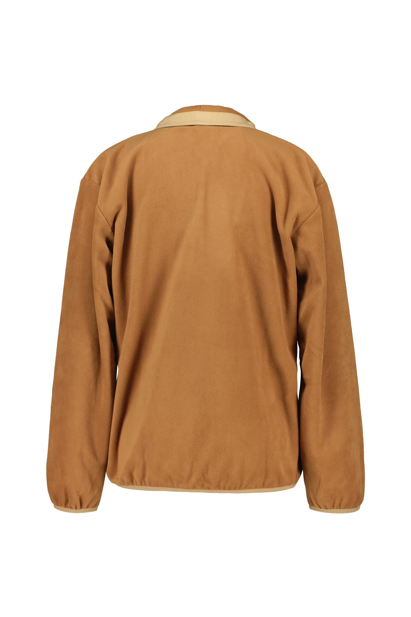 Fleecejacke mit 1/2 Zip - 224-Camel Brown, Canoe - Braun