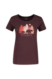 T-Shirt mit Print - 607-Moonvista, Treehome - Rot