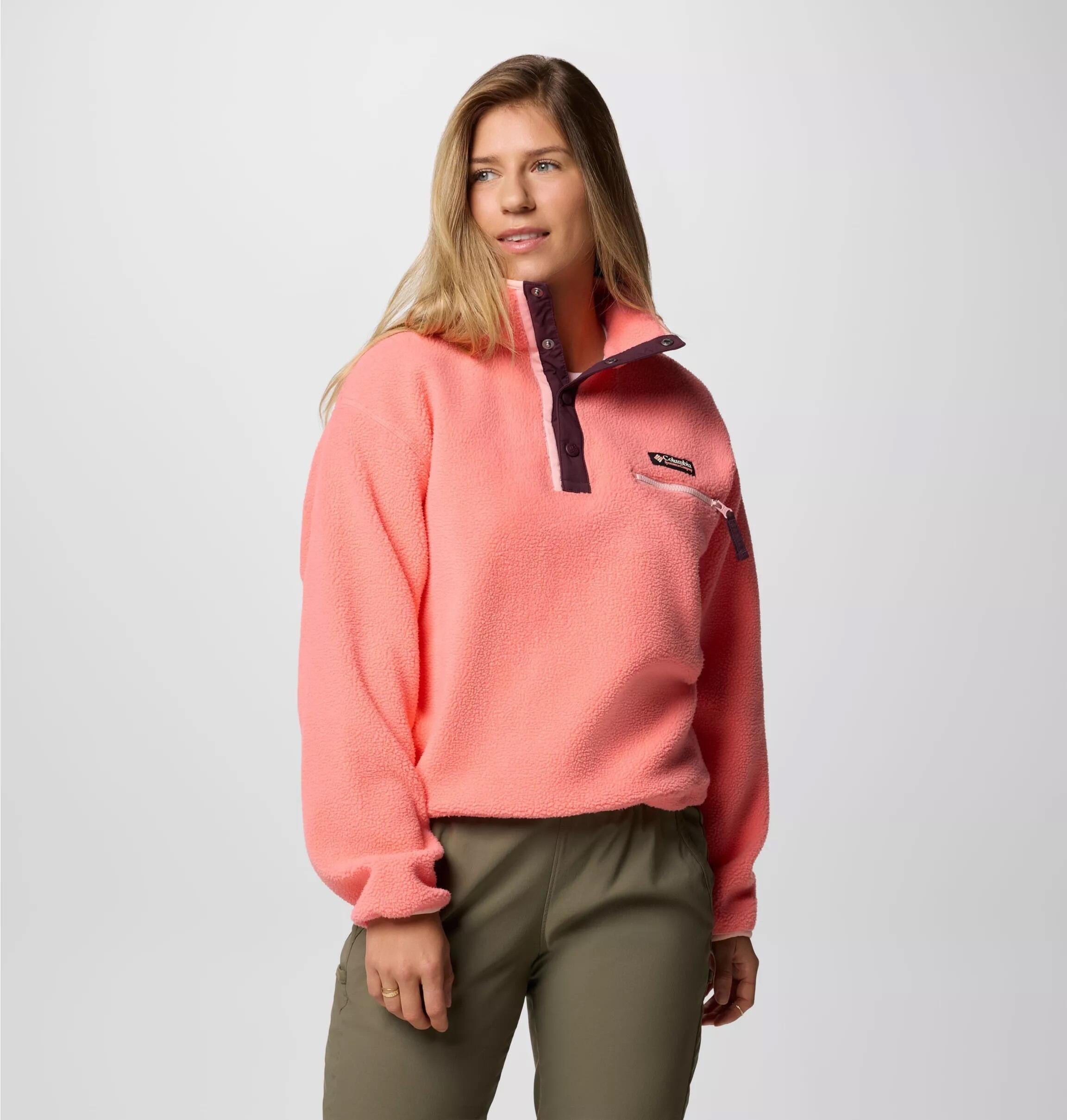 Fleecepullover HELVETIA II - 685-Alpenglow - Pink