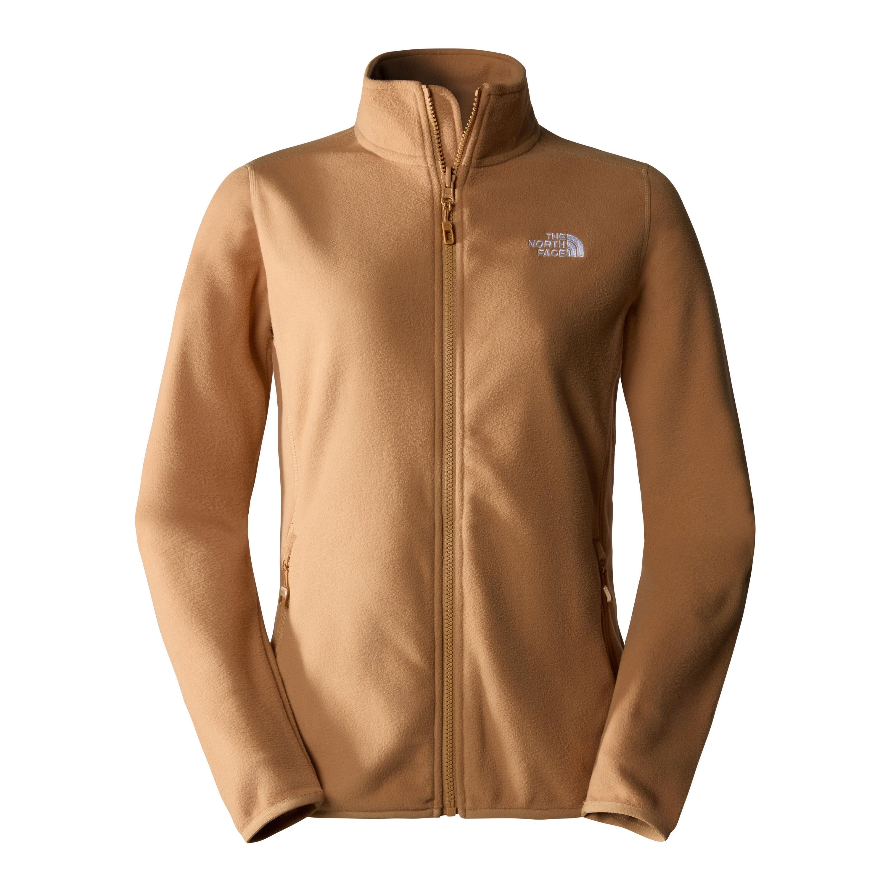 Fleecejacke mit Stehkragen - I0J-ALMOND BUTTER - Braun