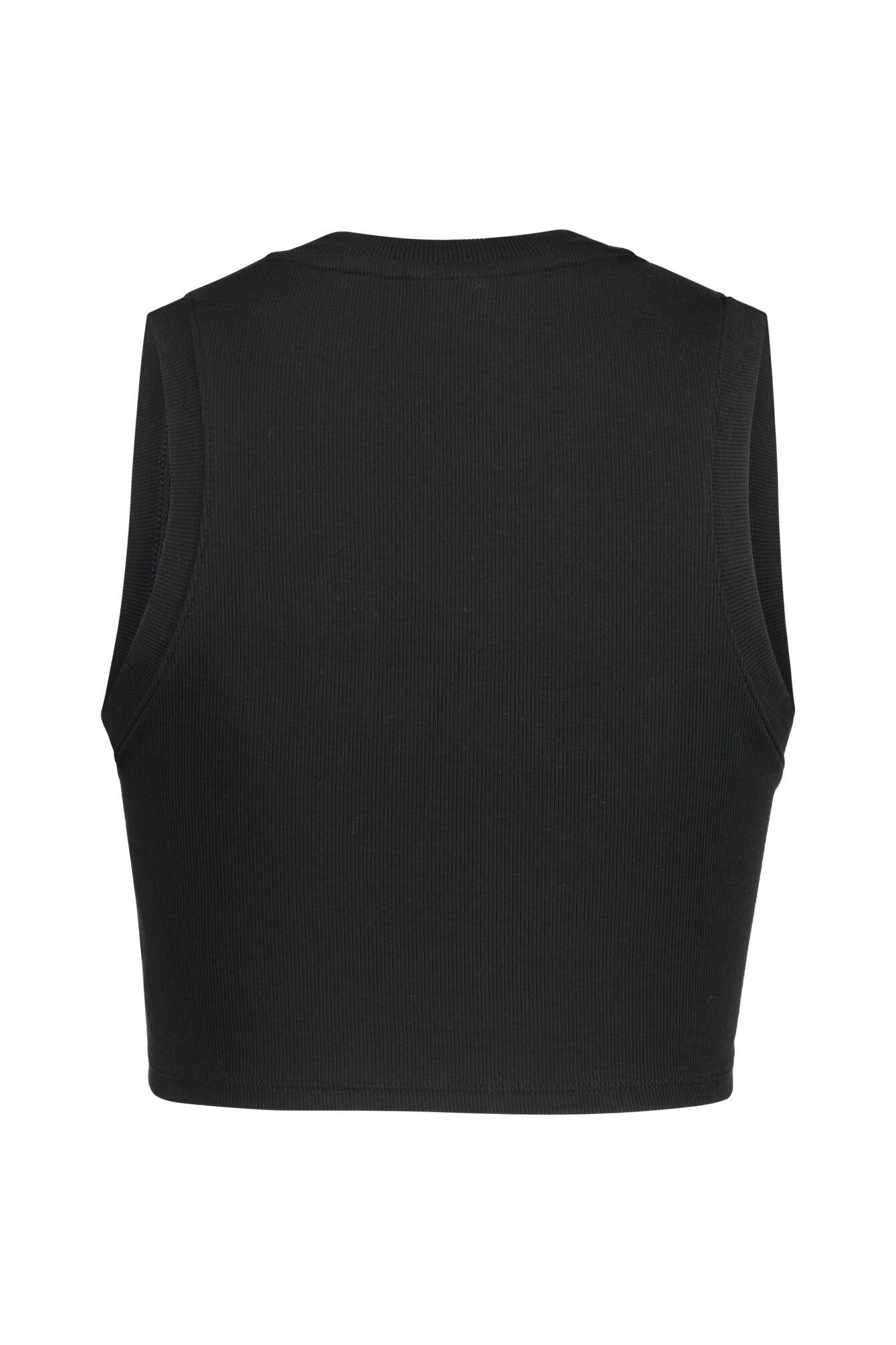 Funktions-Top Cropped Fit - 010-BLACK/SAIL - Schwarz