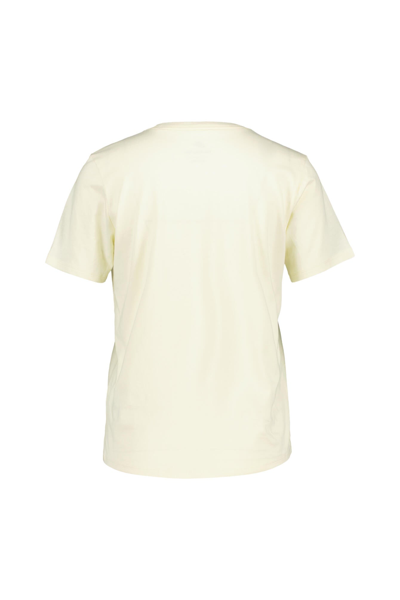 T-Shirt aus Baumwolle - 113-COCONUT MILK/BLACK - Creme