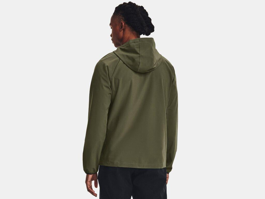 Windbreaker mit Kapuze - 390-MARINE OD GREEN - Khaki