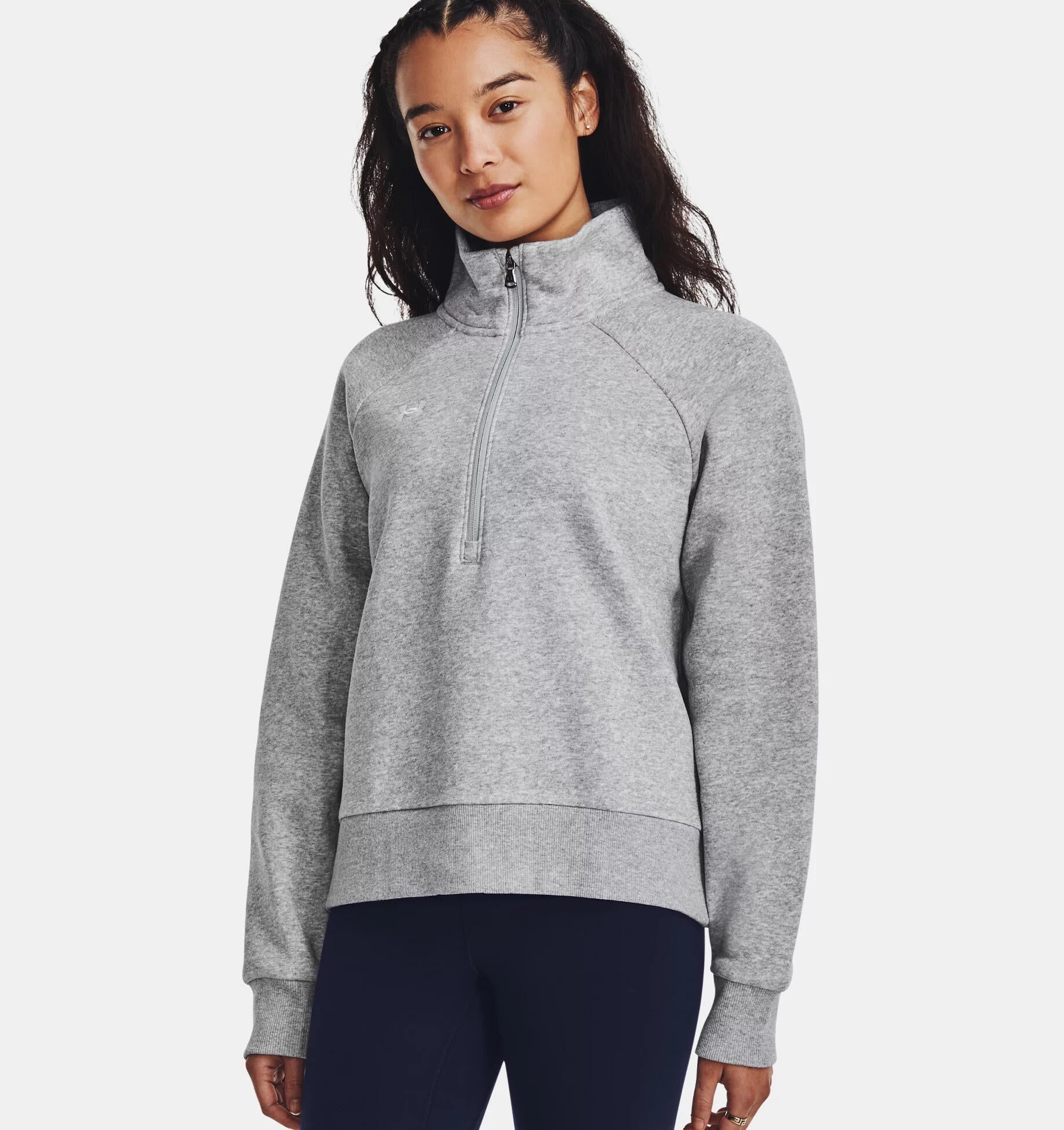 Sweatshirt RIVAL aus Baumwollmix - 012-MOD GRAY LIGHT HEATHER - Grau