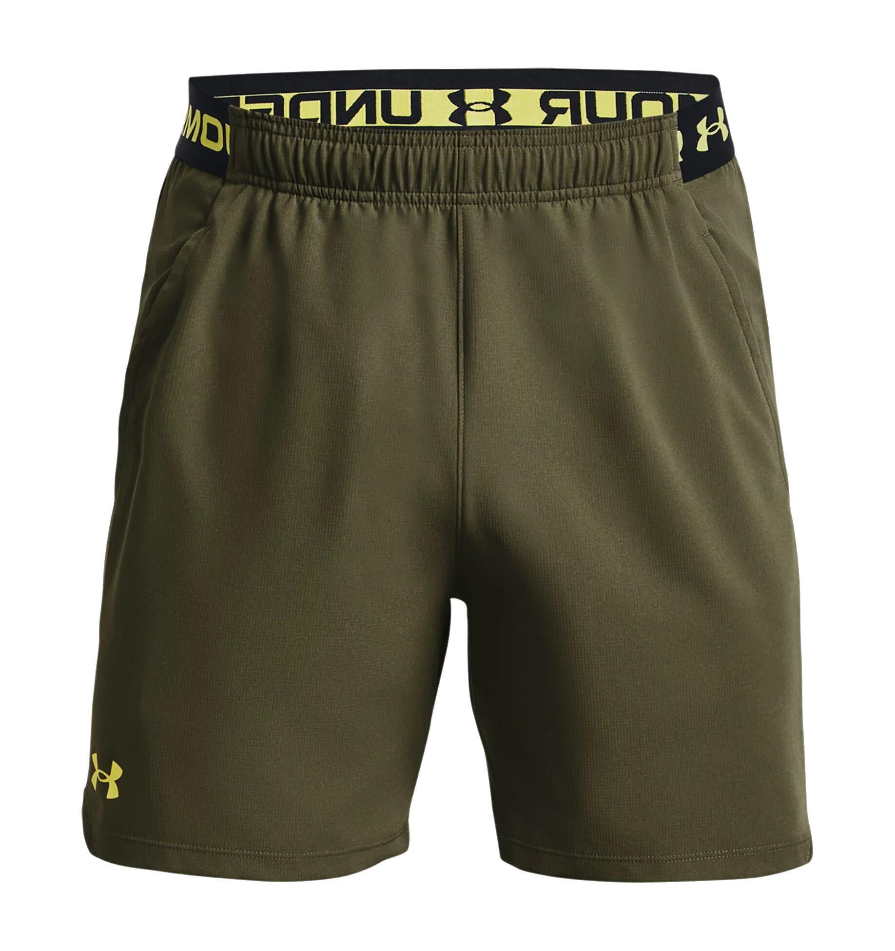 Funktionsshorts Woven 6in - 006-BLACK - Grün