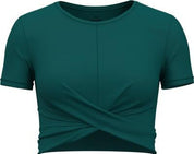 Crossover Crop Top - 449-HYDRO TEAL - Grün