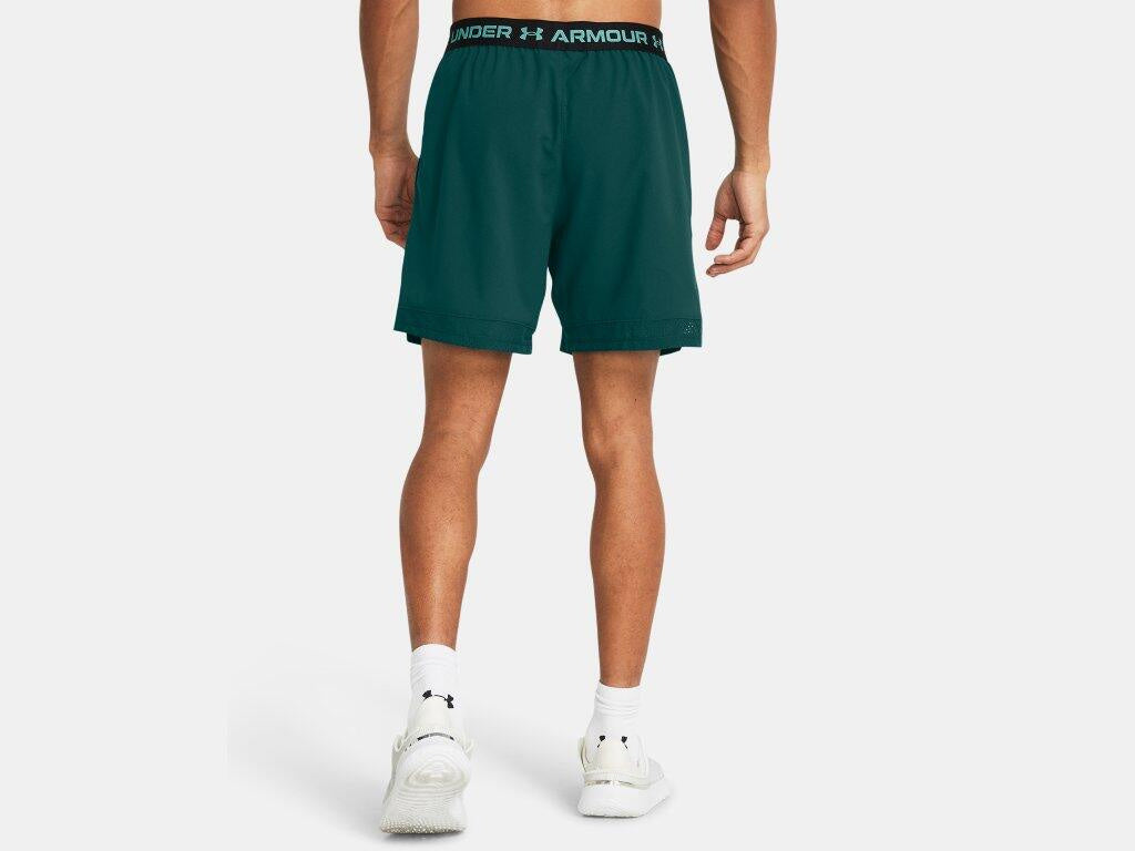 Funktionsshorts Woven 6in - 006-BLACK - Grün