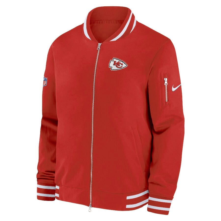 NFL  Football-Bomberjacke Kansas City Chiefs - 3-Rot - Rot