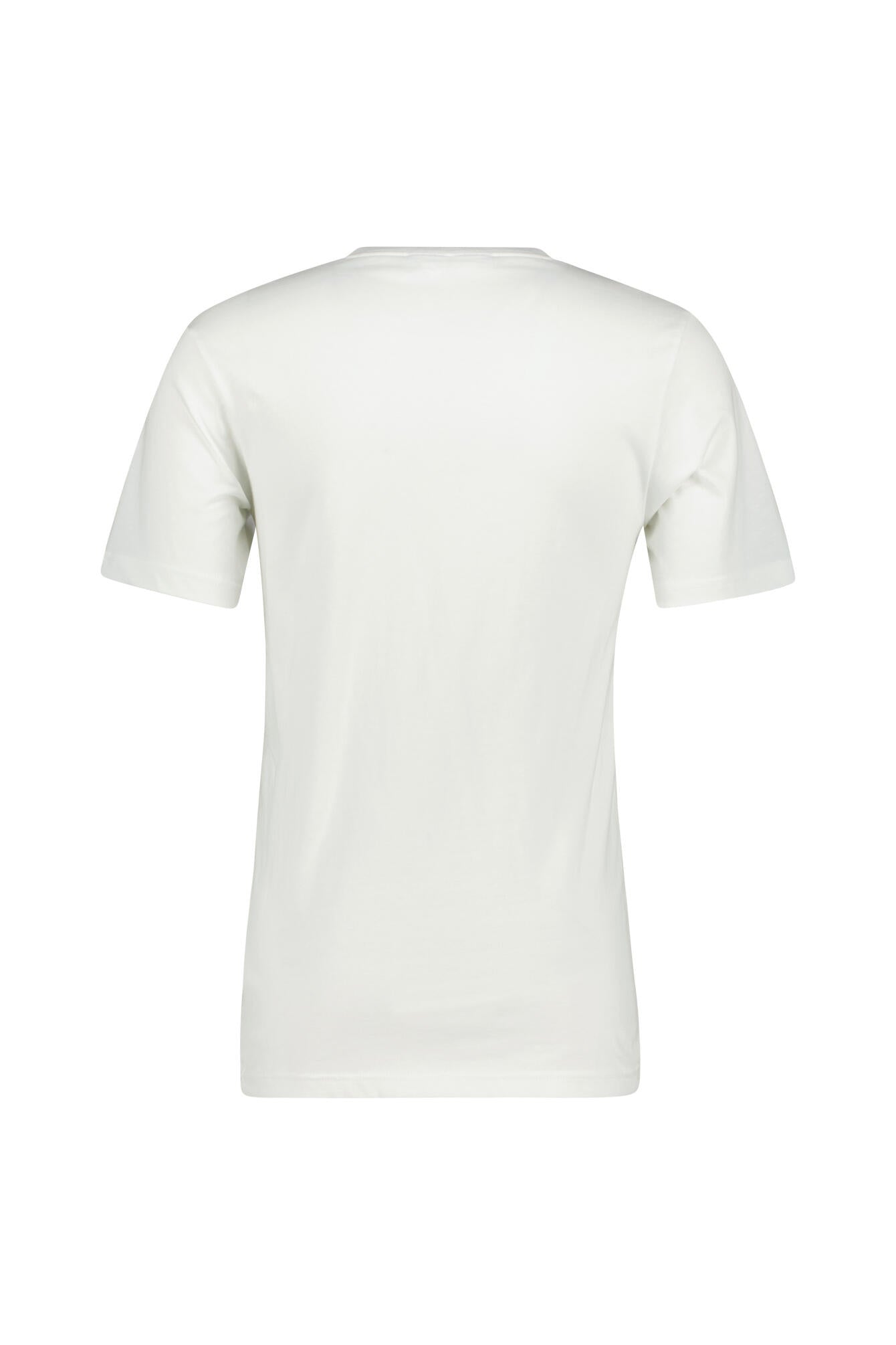 T-Shirt mit Logostick - 101-WHITE/HYPER TURQ - Weiß | Blau