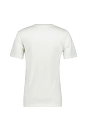 T-Shirt mit Logostick - 101-WHITE/HYPER TURQ - Weiß | Blau