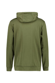 Sweatjacke mit Logoprint - 222-MEDIUM OLIVE/BLACK - Khaki