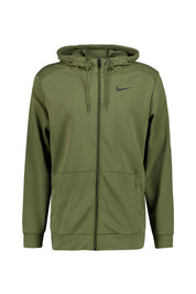 Sweatjacke mit Logoprint - 222-MEDIUM OLIVE/BLACK - Khaki