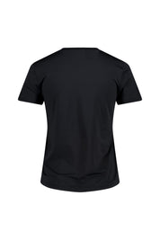 Fitness-Shirt mit Logoprint - 010-BLACK/WHITE - Schwarz | Weiß