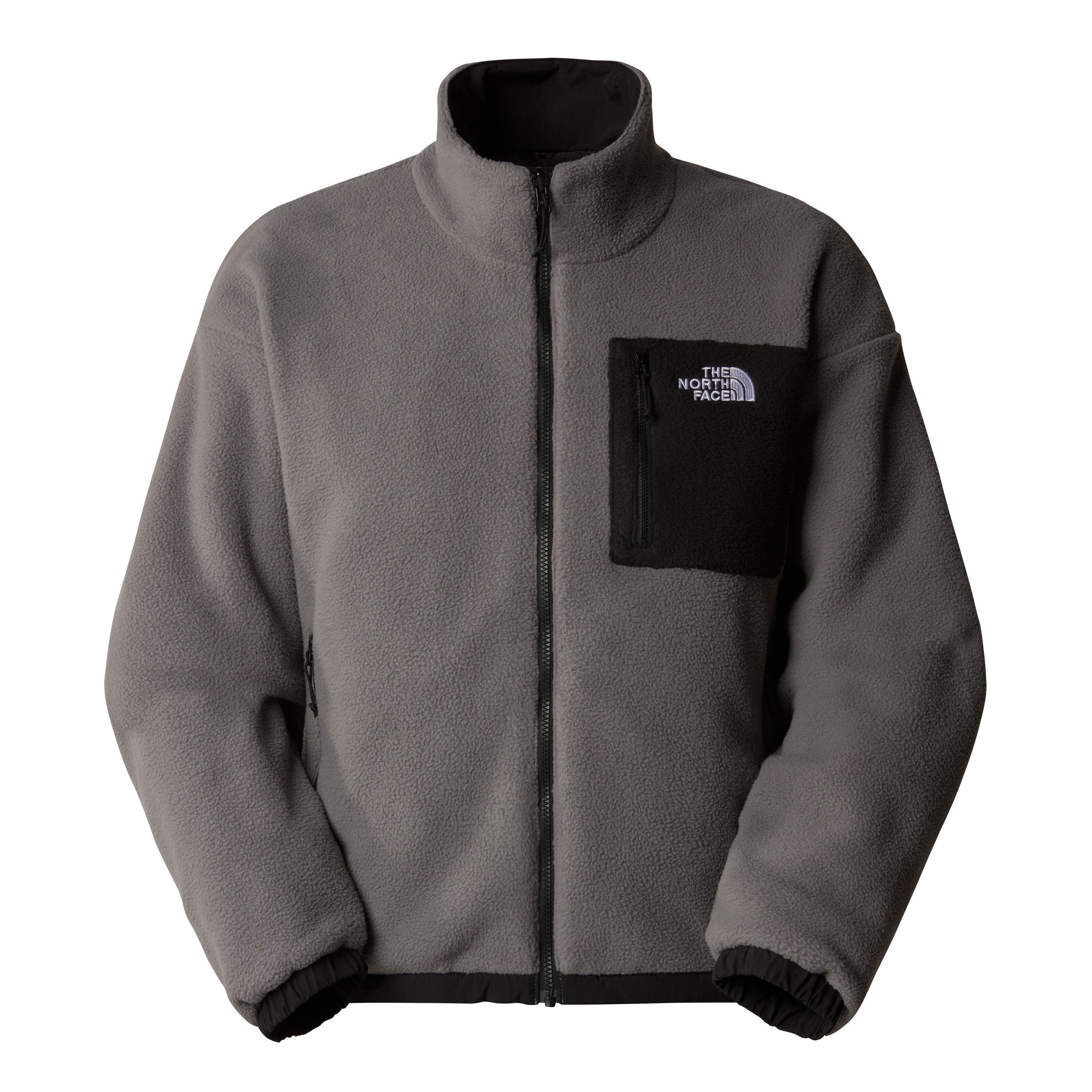 Fleecejacke YUMIORI wendbar - WOO-TNF BLACK/SMOKED PEARL - Grau