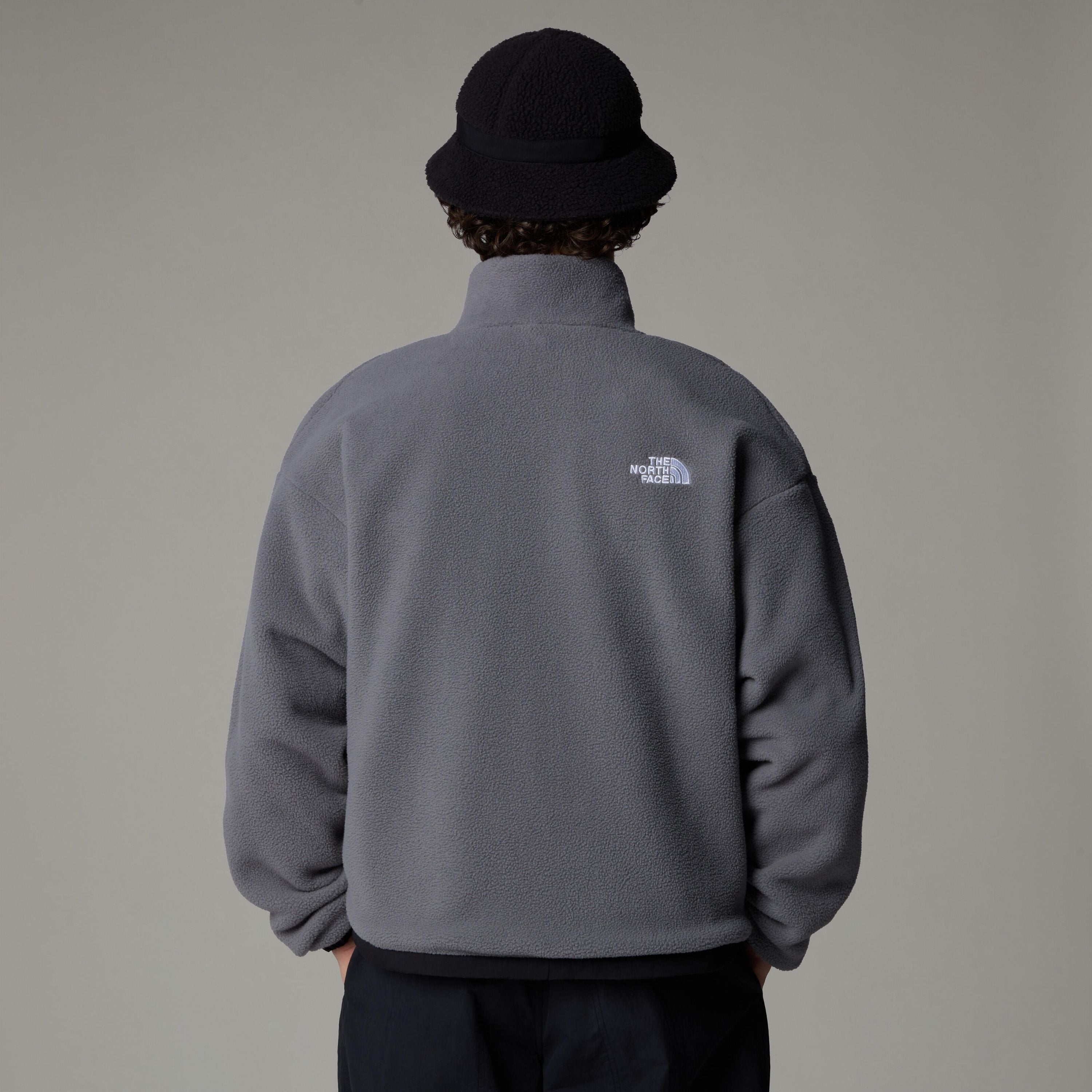 Fleecejacke YUMIORI wendbar - WOO-TNF BLACK/SMOKED PEARL - Grau