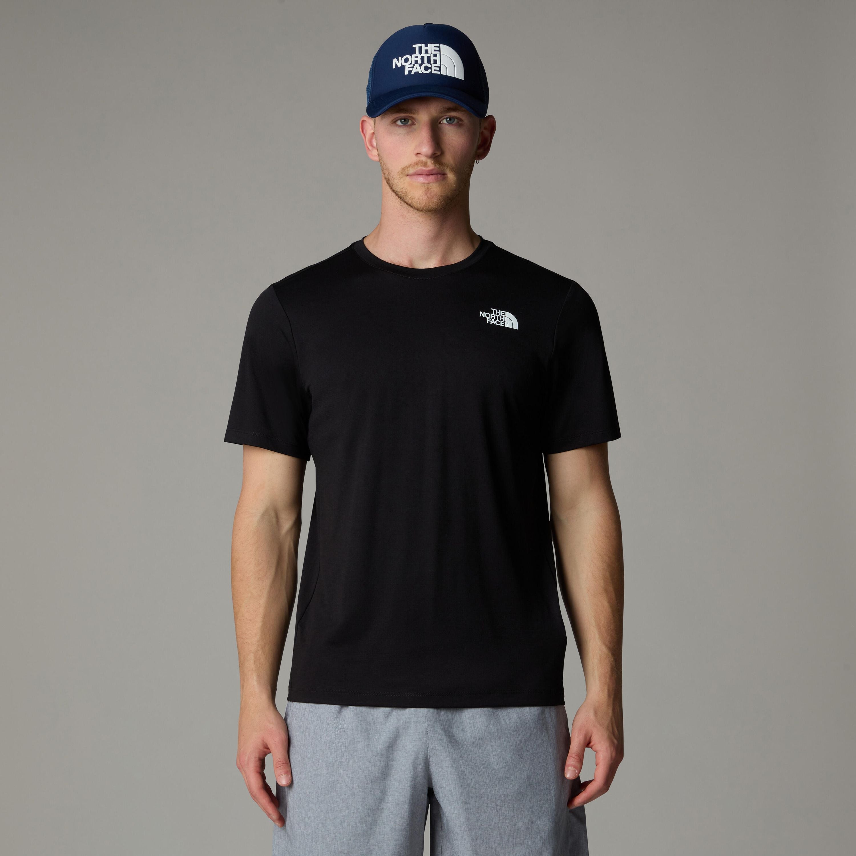 Meliertes Funktionsshirt - JK3-TNF BLACK - Schwarz