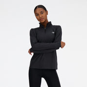 Funktionsshirt ESSENTIALS SPACE DYE QUARTER - BKH-BKH BLK HEAT - Schwarz