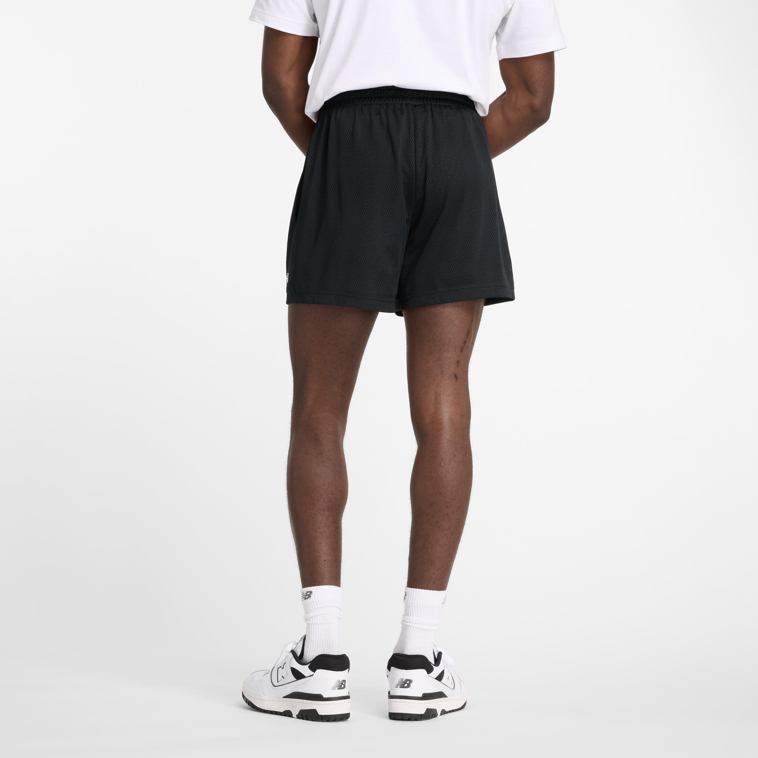 Funktionsshorts ESSENTIAL MESH SHORT 5 - BK-BK - Schwarz