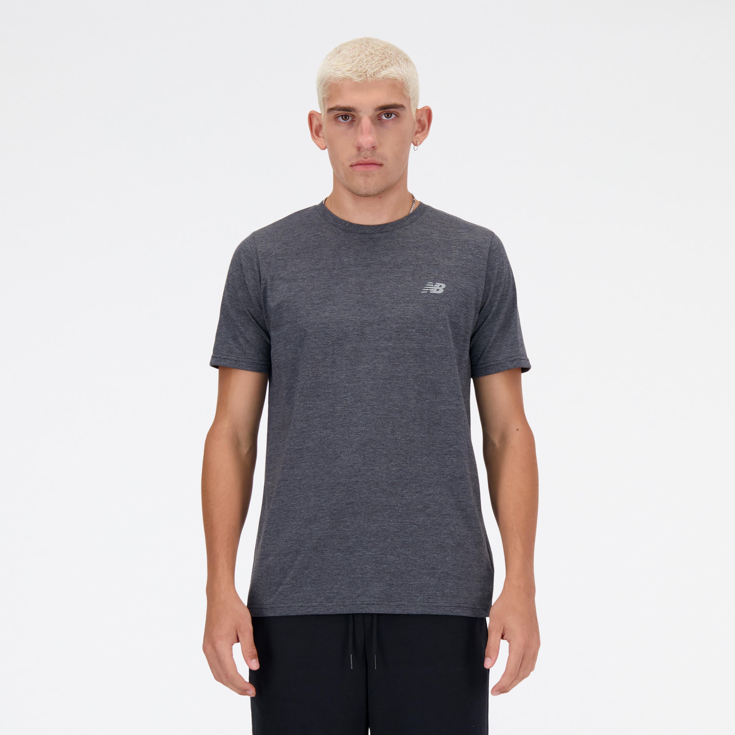 Funktionsshirt ESSENTIAL HEATHERTECH - BKH-BKH BLK HEAT - Grau