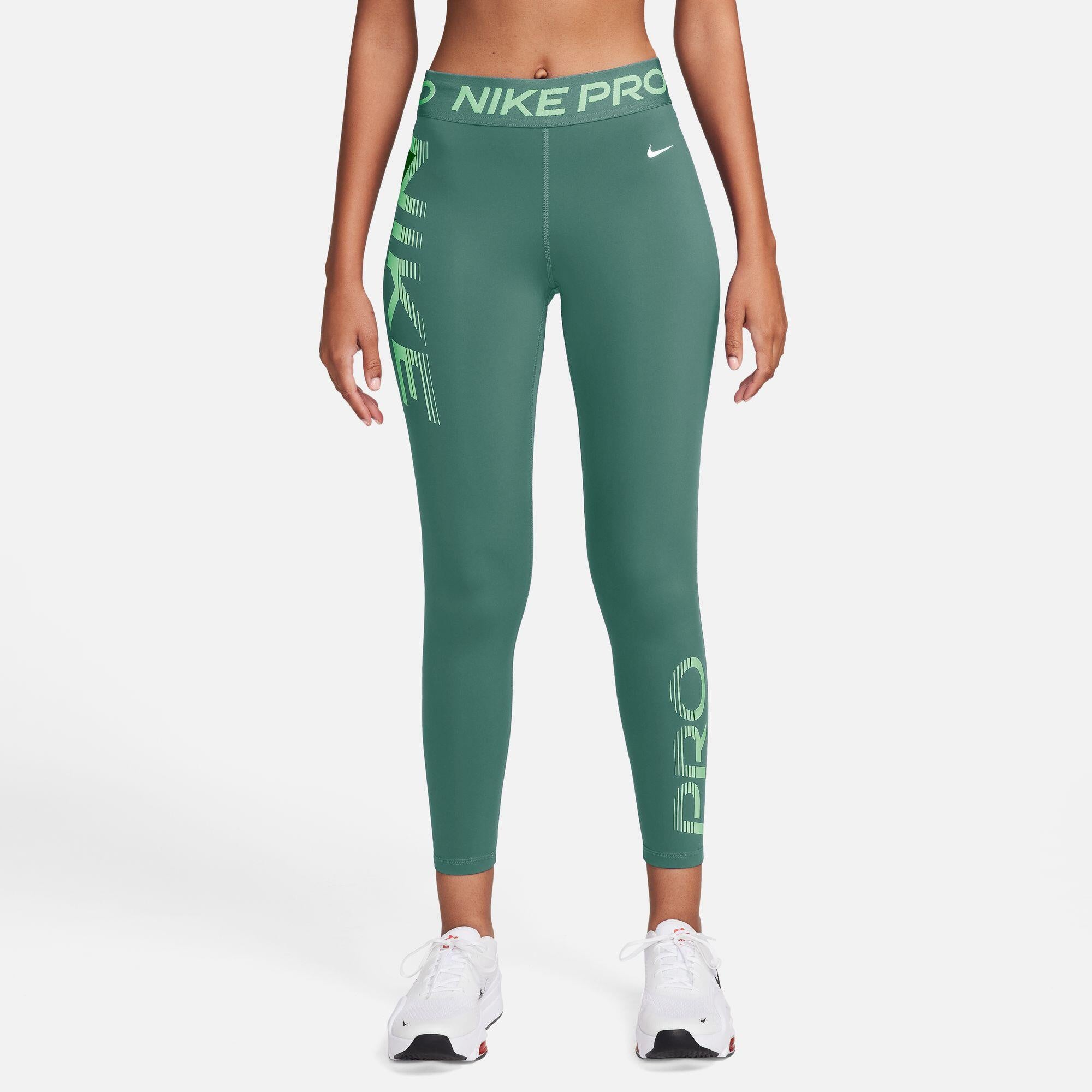 Trainings-Tights mit Logoprint - 361-BICOASTAL/VAPOR GREEN/WHIT - Grün