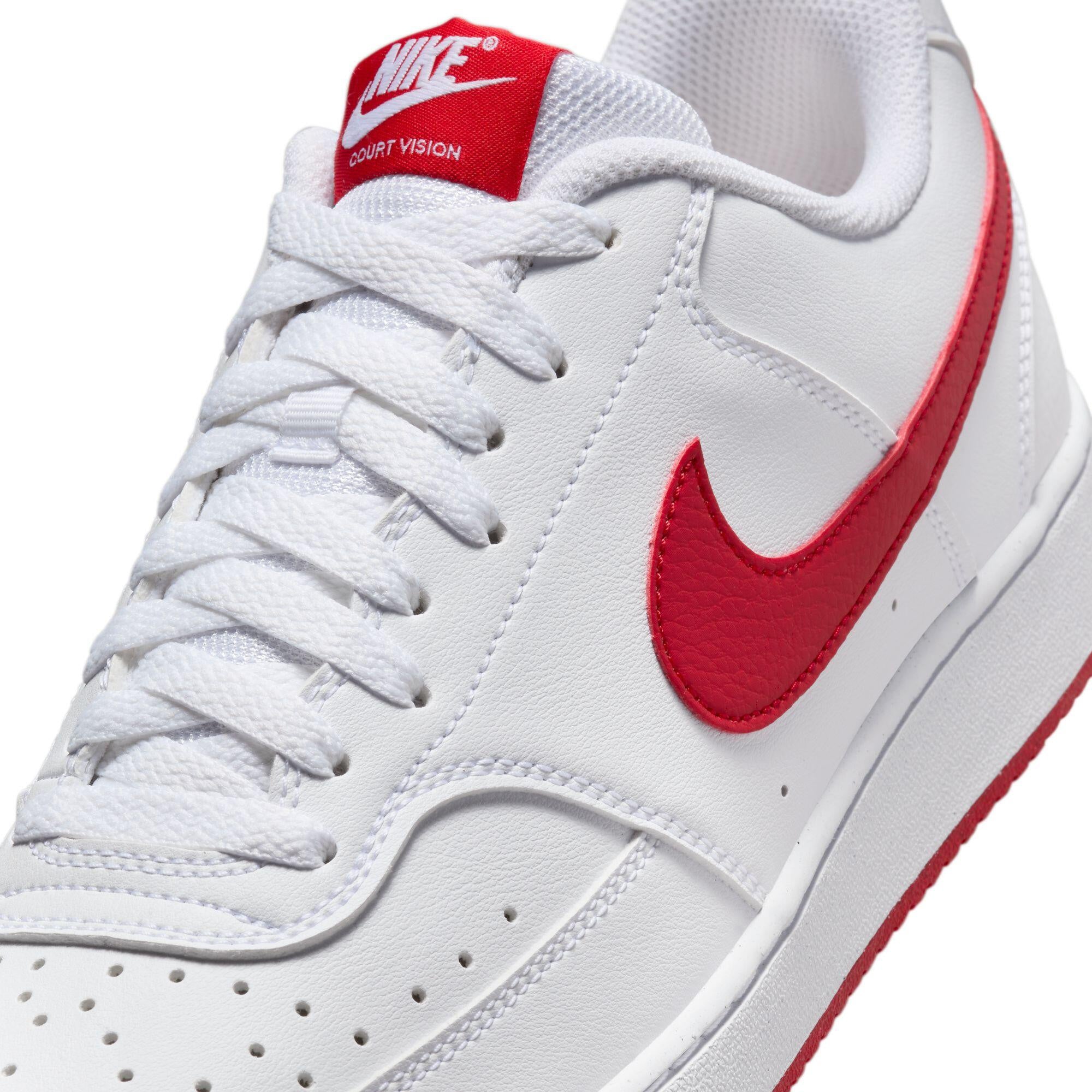 Sneaker Court Vision LO NN ESS - 101-WHITE/UNIVERSITY RED