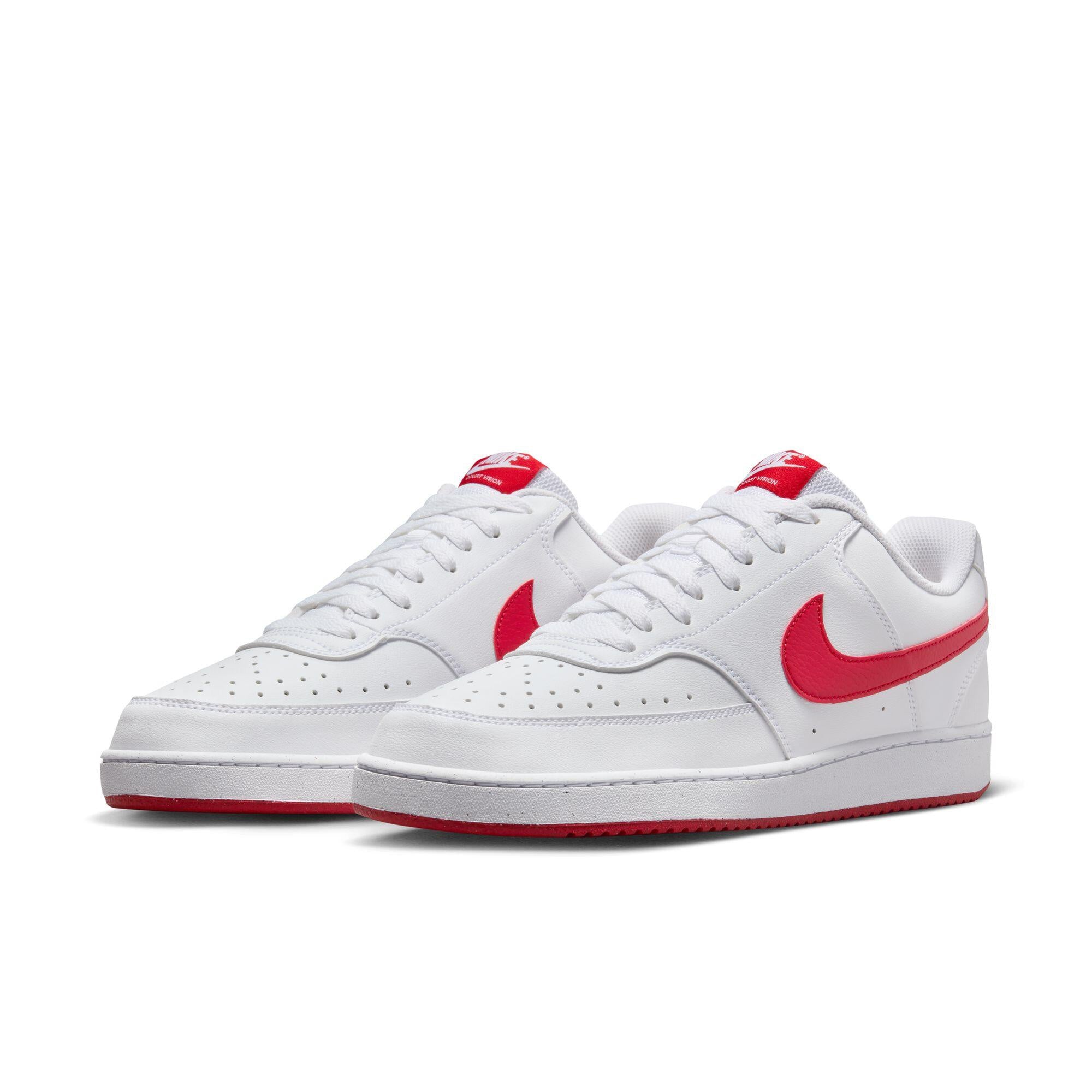 Sneaker Court Vision LO NN ESS - 101-WHITE/UNIVERSITY RED