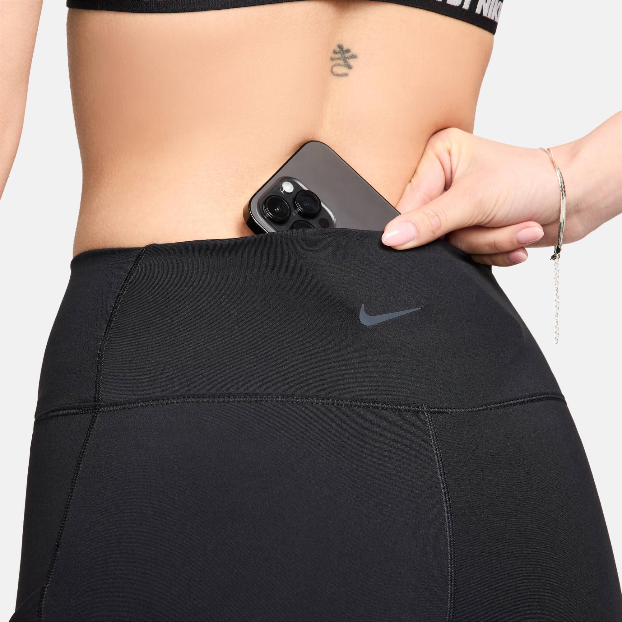 Funktionsshorts NIKE ONE DRI-FIT - 010-BLACK - Schwarz