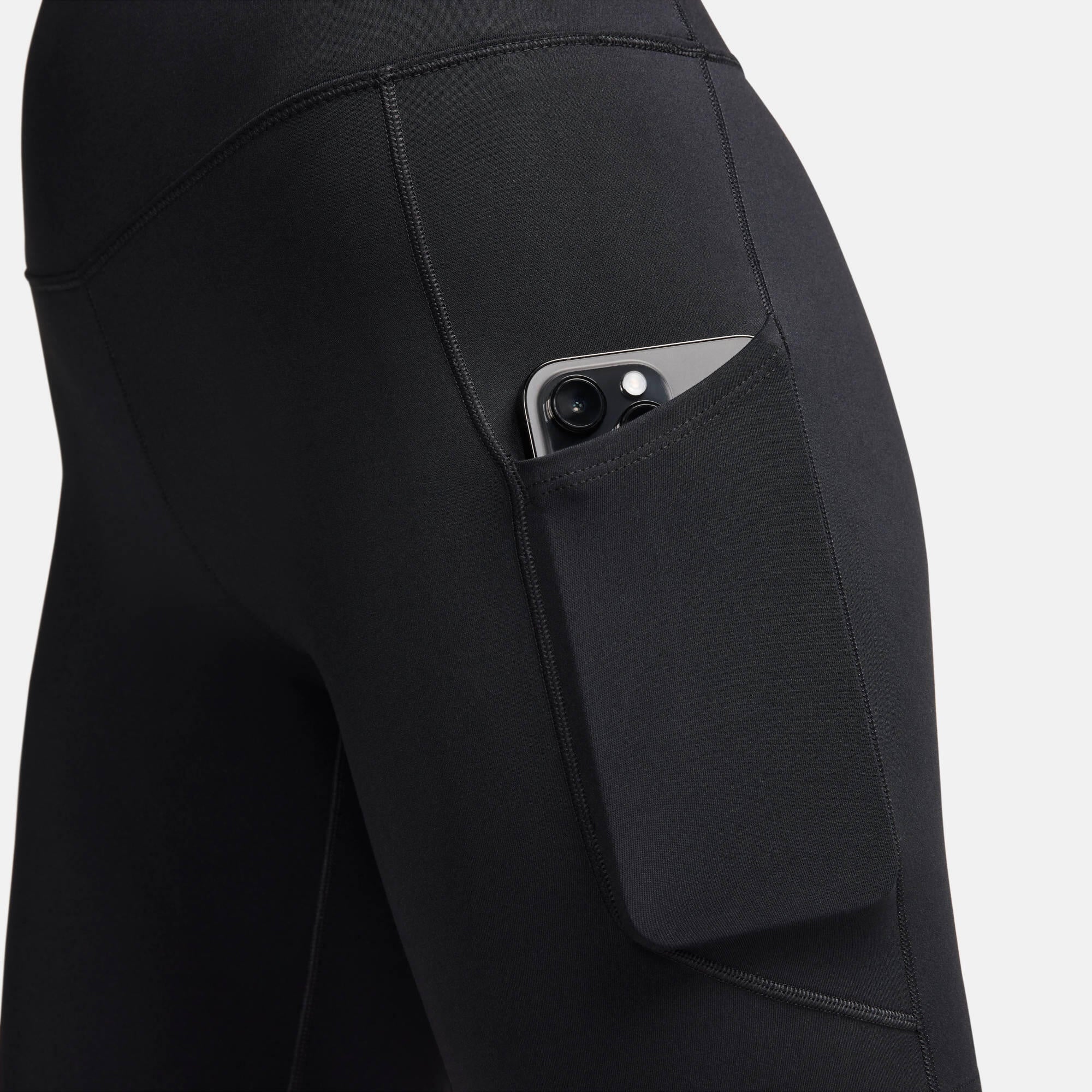 Funktionsshorts NIKE ONE DRI-FIT - 010-BLACK - Schwarz