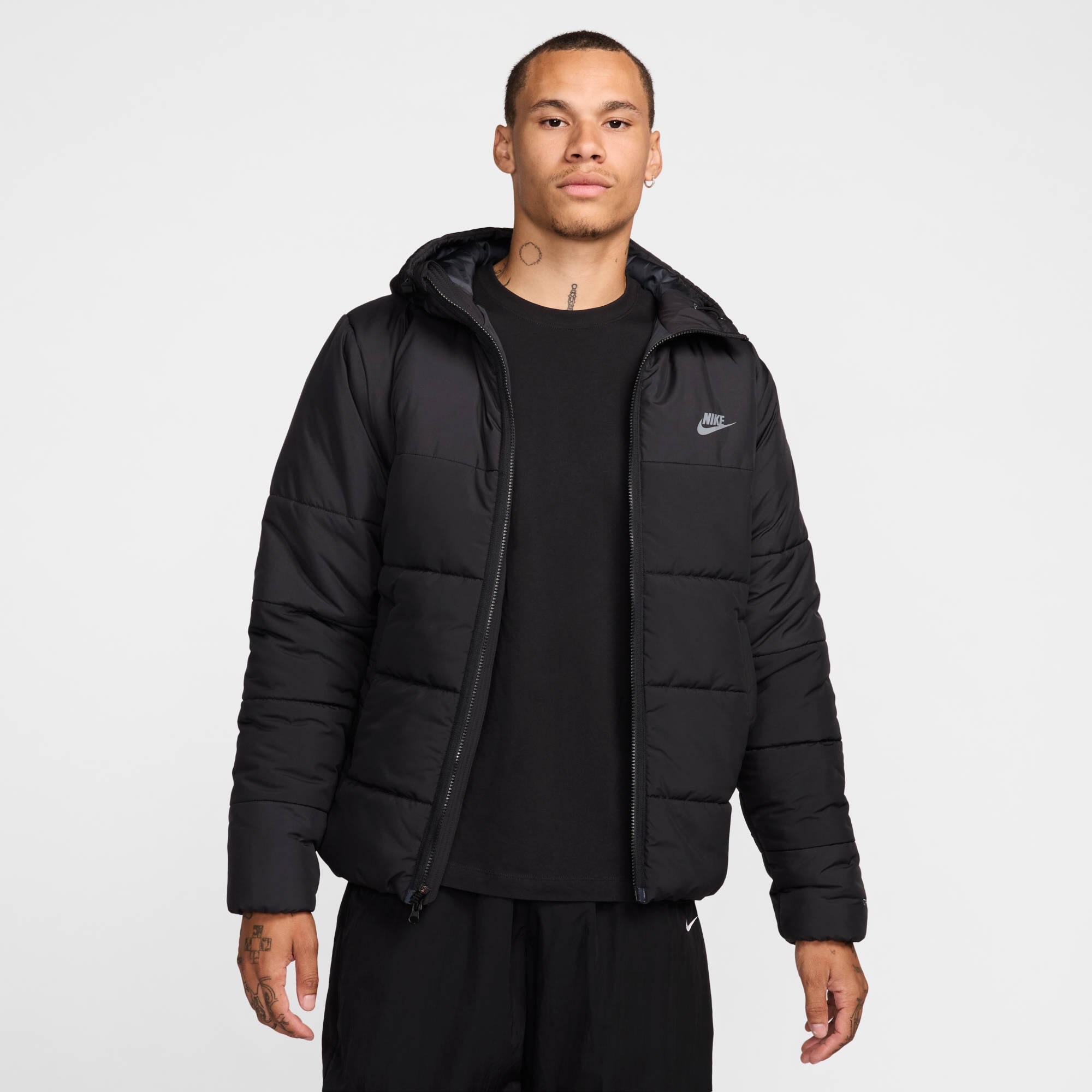 Pufferjacke - 010-BLACK/BLACK - Schwarz