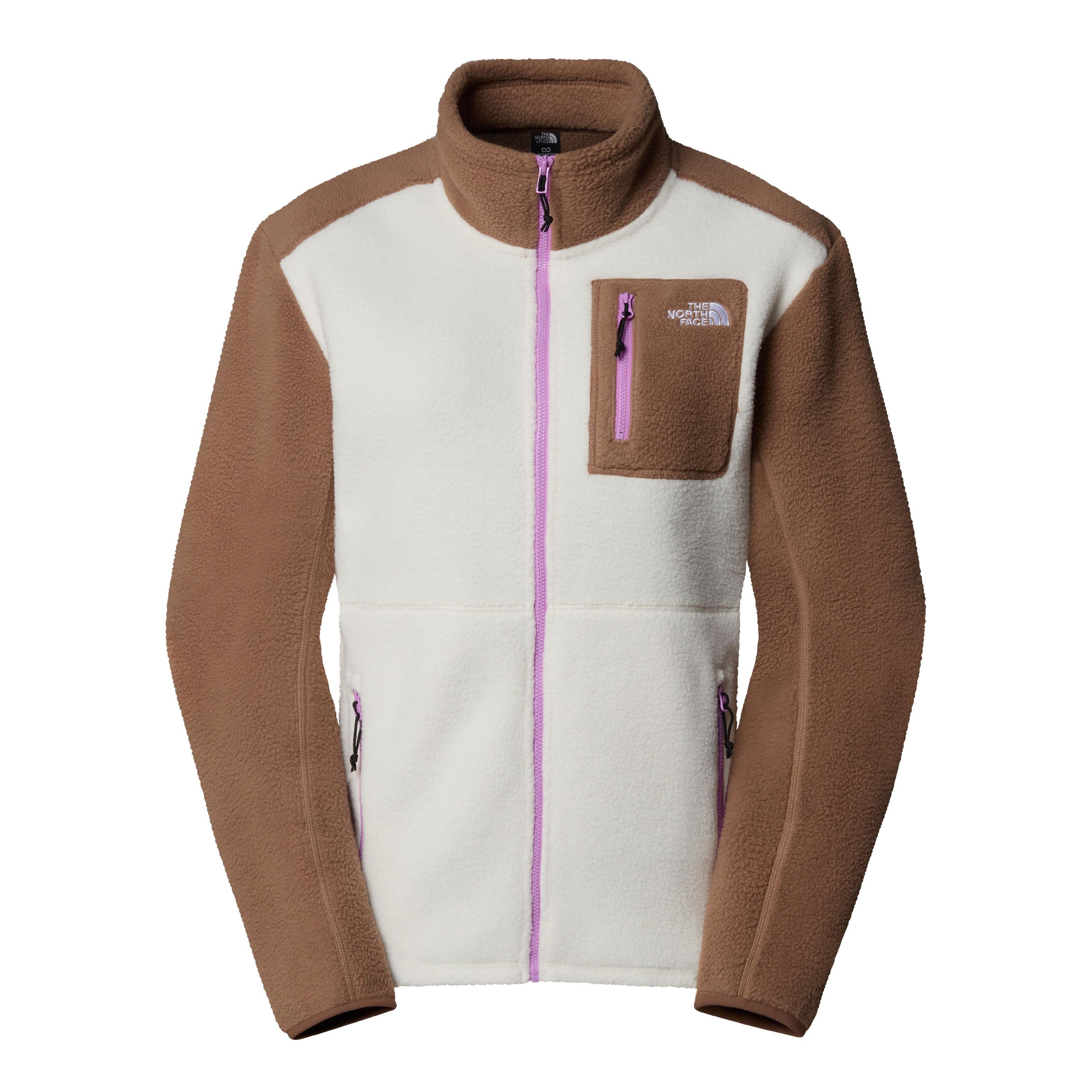 Fleecejacke YUMIORI - 5K9-White Dune-Latte-Vibran - Creme