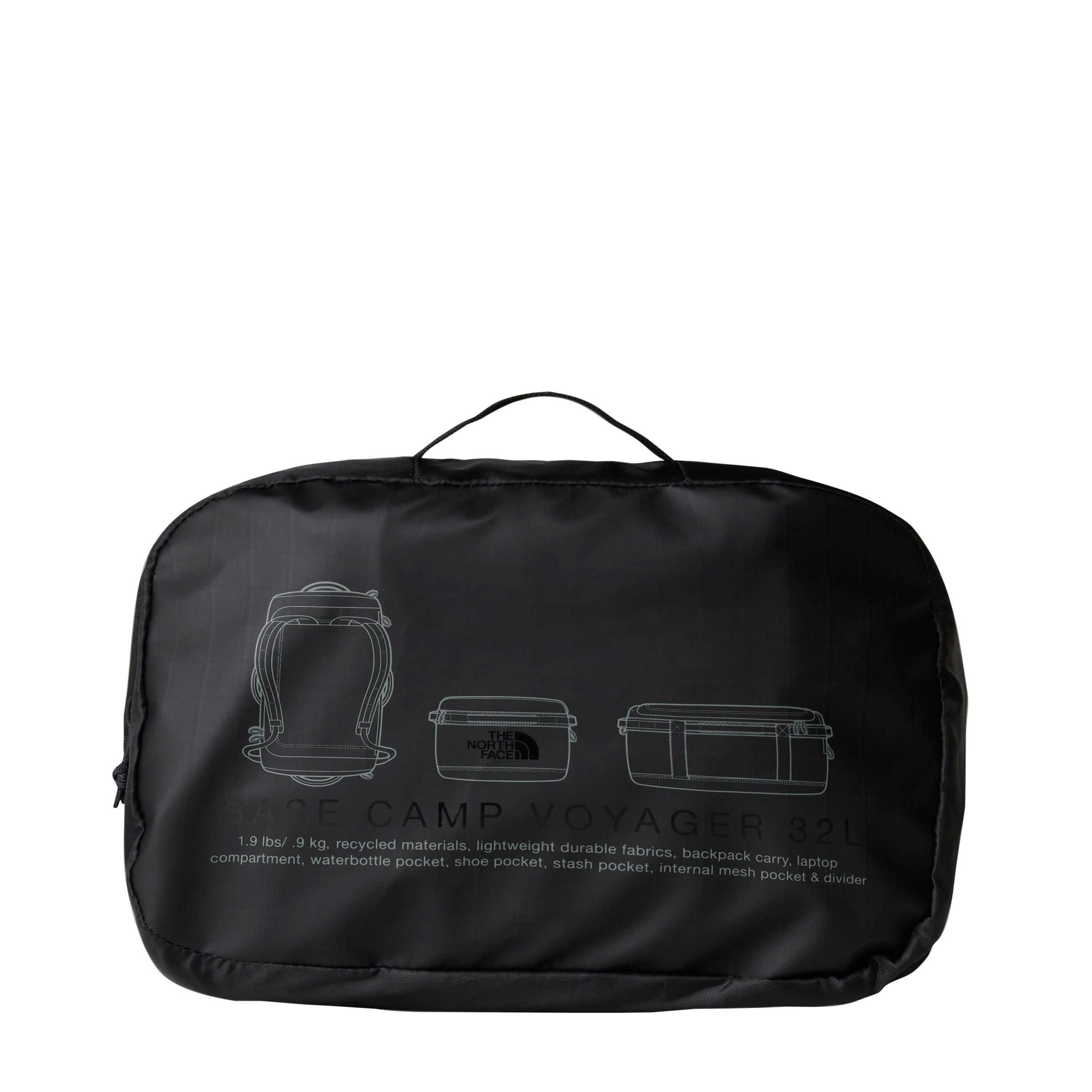 Rucksack BASE CAMP VOYAGER  DUFFLE 32L - KT0-TNF BLACK/ASPHALT GREY - Schwarz
