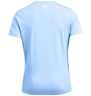 Meliertes Trainingsshirt - 465-HORIZON BLUE - Blau