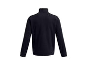 Fleecepullover mit 1/2 Zip - 001-BLACK - Schwarz