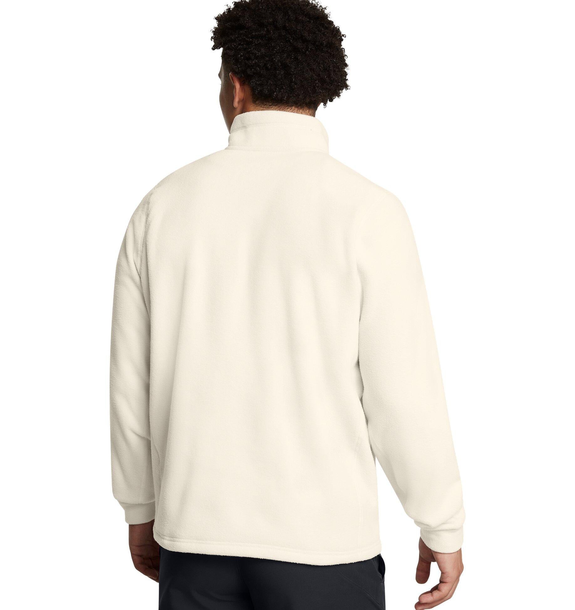 Fleecepullover mit 1/2 Zip - 110-SUMMIT WHITE - Weiß