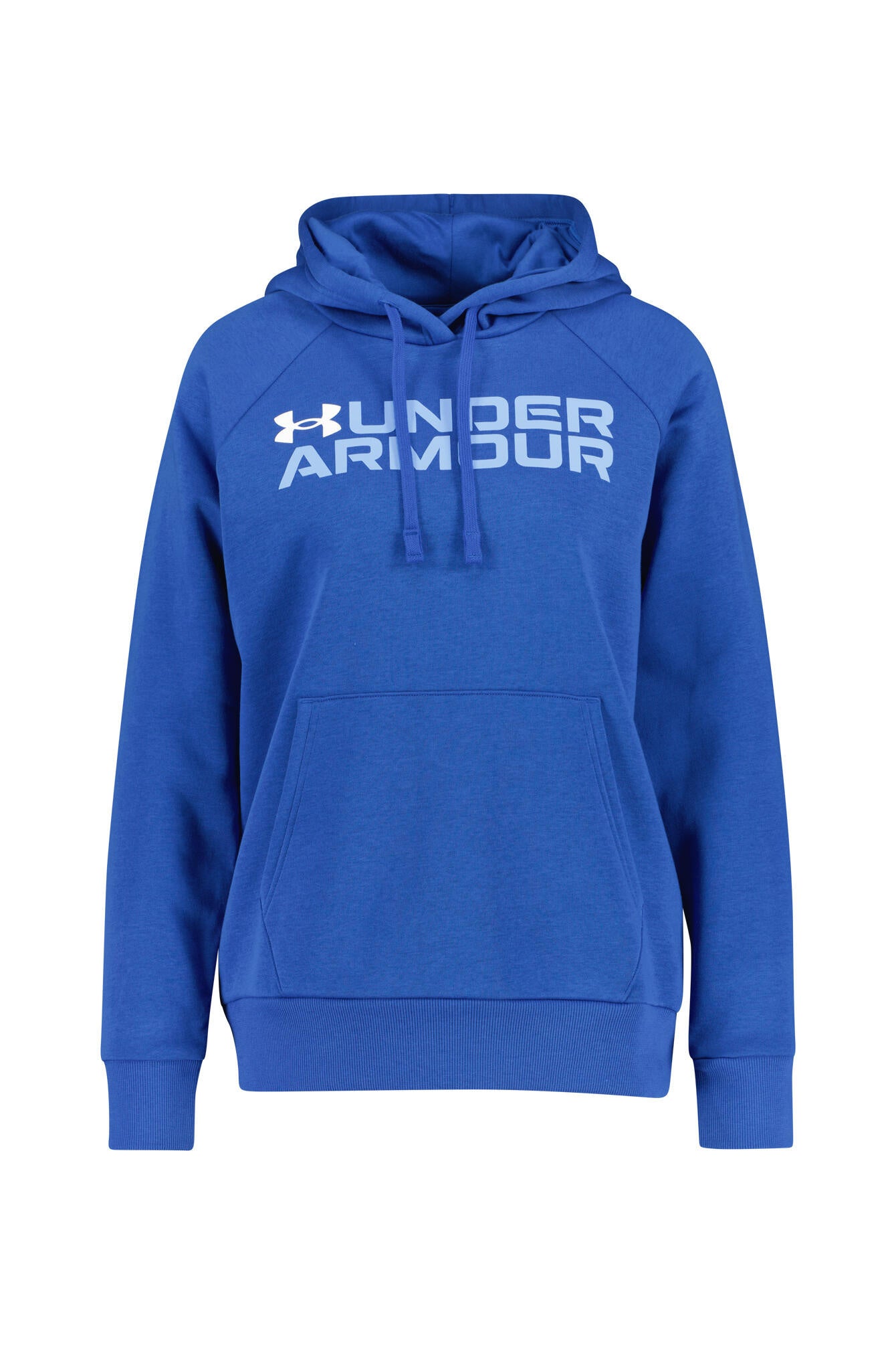 Hoodie mit Logoprint - 432-TECH BLUE - Blau