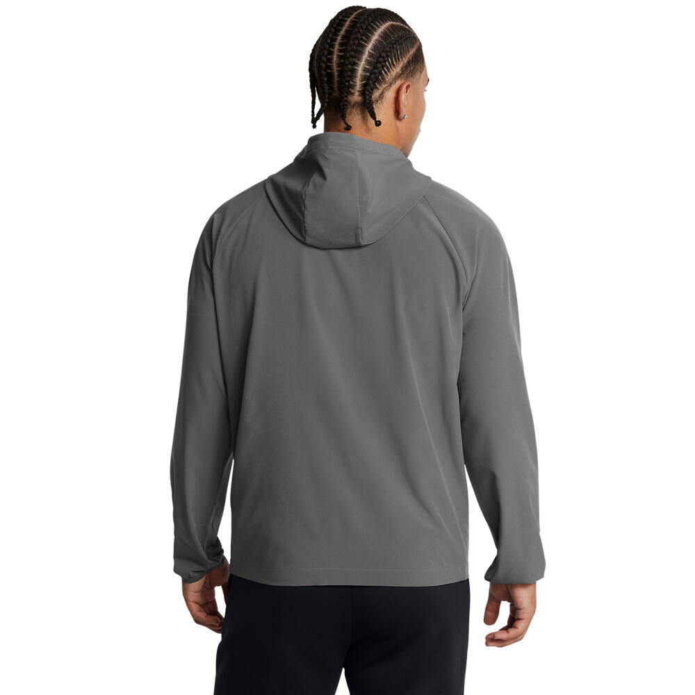 Trainingsjacke VIBE WOVEN - 025-CASTLEROCK - Grau