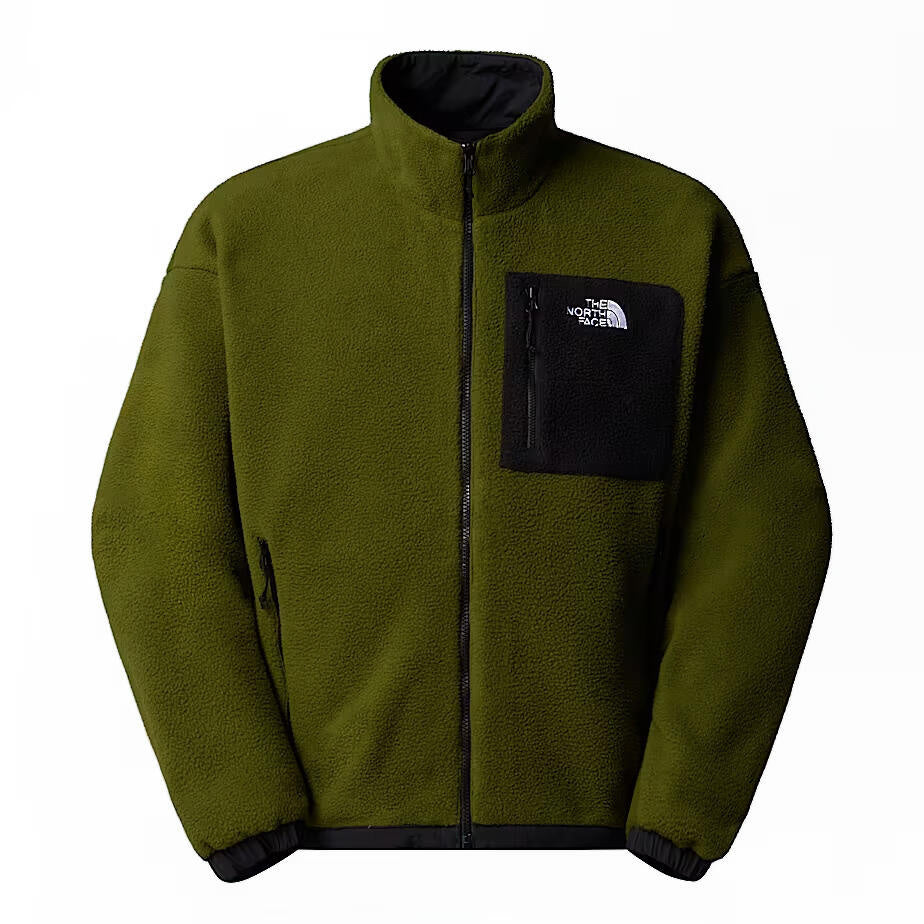 Fleecejacke YUMIORI wendbar - DOB-TNF Black/Woodland Gree - Grün