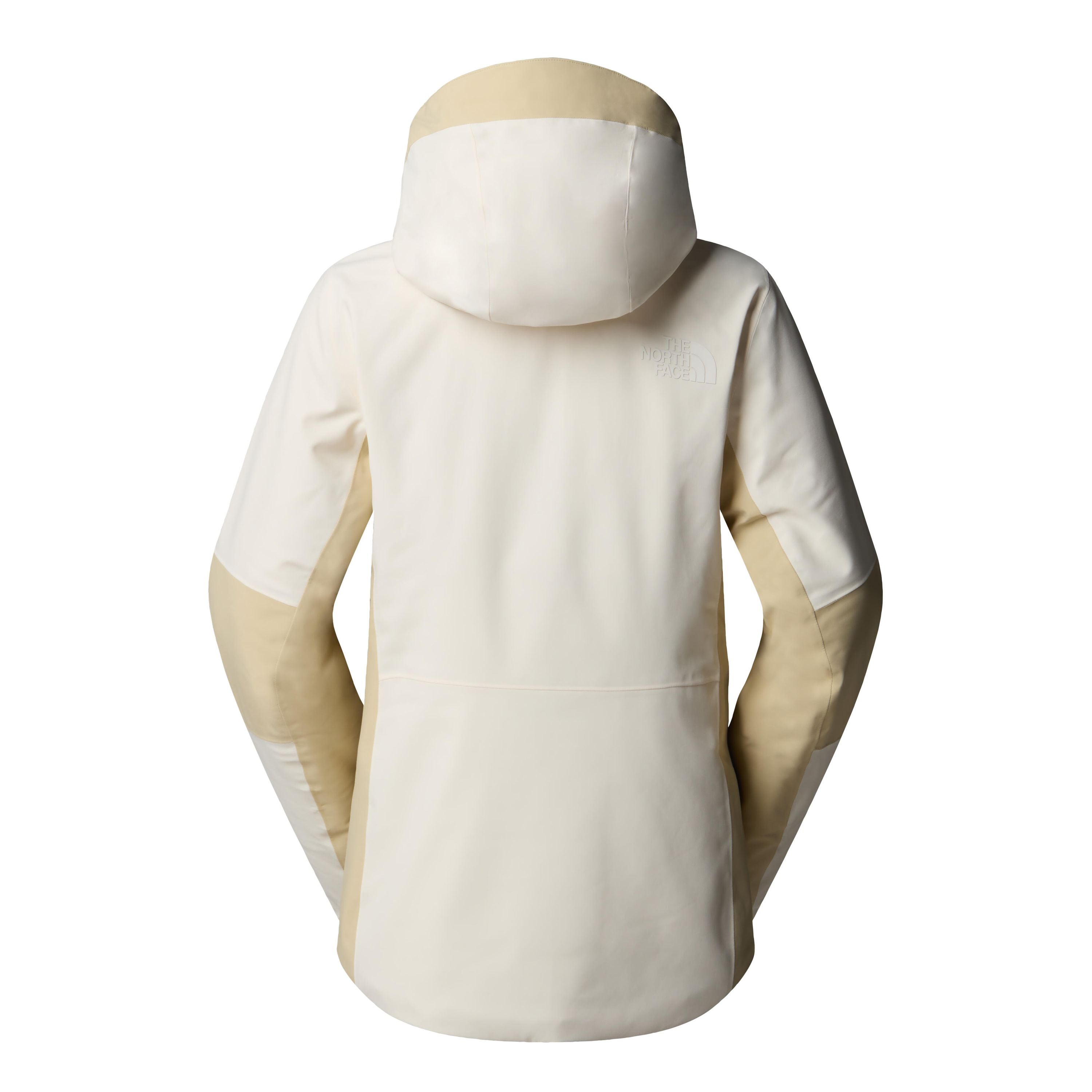 Skijacke LENADO mit abnehmbarer Kapuze - TOB-WHITE DUNE/GRAVEL - Weiß