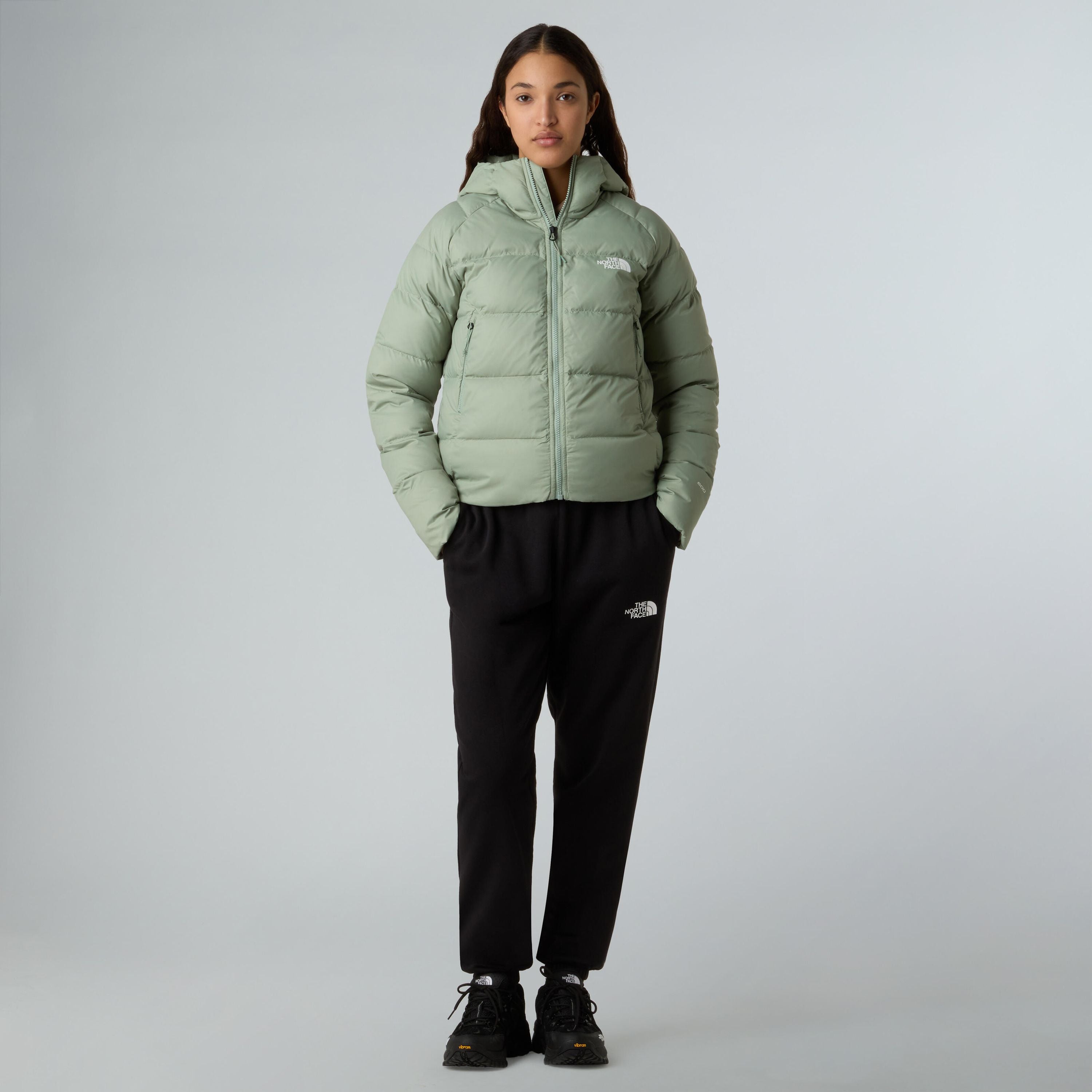 Daunenjacke HYALITE - BQ1-SLATE MOSS - Grün