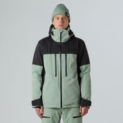 Funktionsjacke CHAKAL - D5N-Slate Moss/TNF Black - Grün