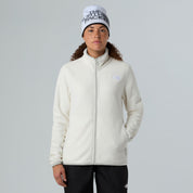 Fleecejacke GLACIER - QLI-WHITE DUNE - Weiß